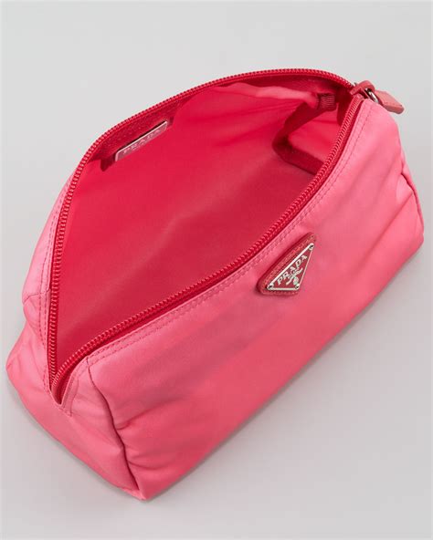 prada pouch pink|prada make up pouch.